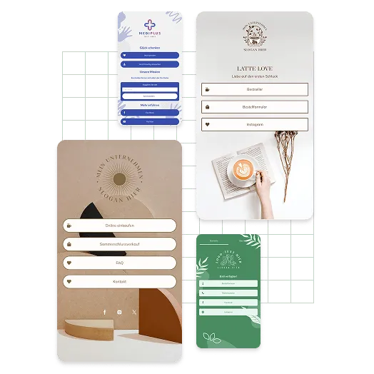 Beispiele für Links in Bio