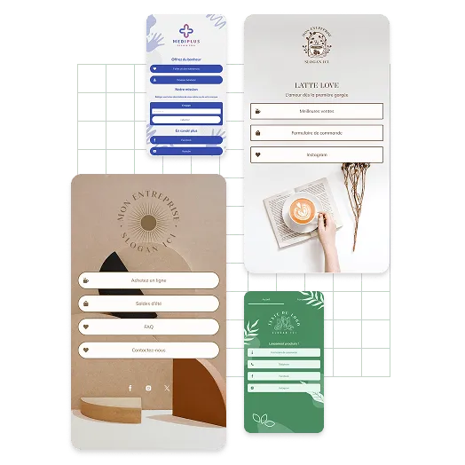 Exemples de lien dans la bio