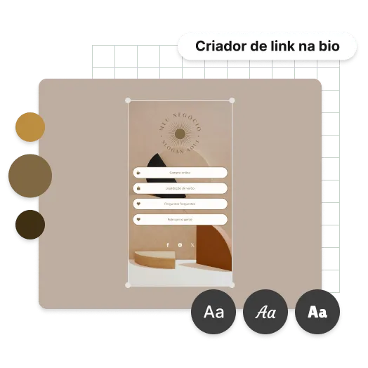 Personalize seu link na bio