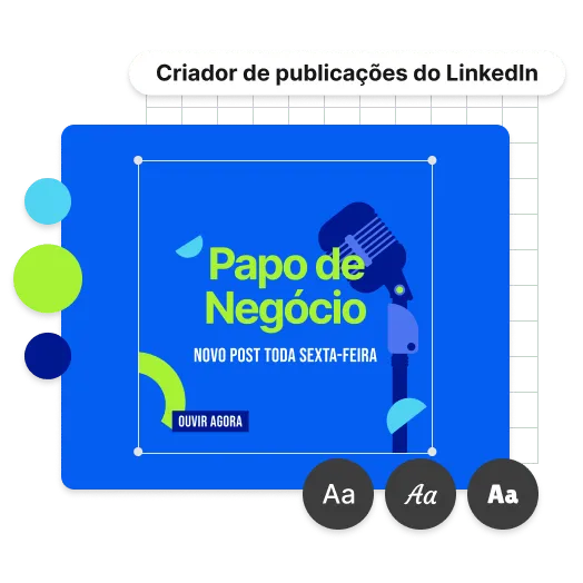 Personalize sua postagem no LinkedIn