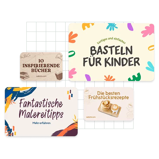 Beispiele für Pinterest-Pinnwand-Cover