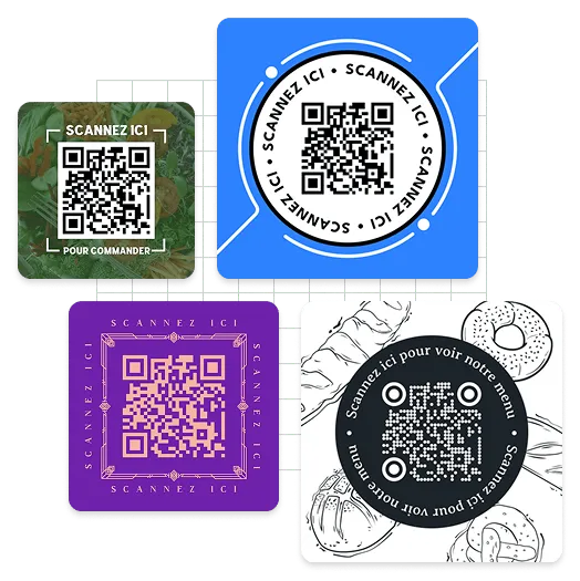 Exemples de codes QR