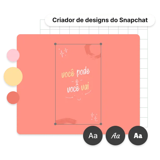 Personalize o design do seu Snapchat