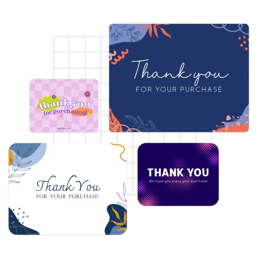Thank You Card examples