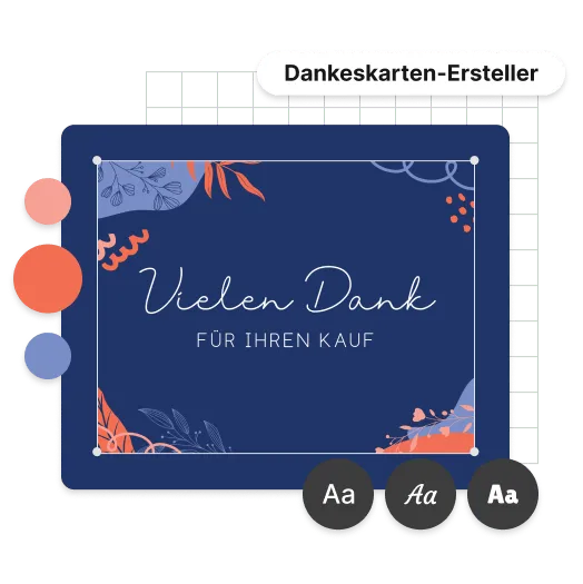 Personalisieren Sie Ihre Dankeskarte