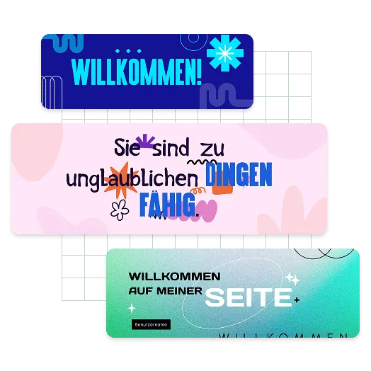 Beispiele für Tumblr-Banner