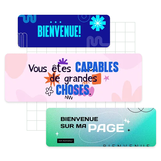 Exemples de bannières Tumblr