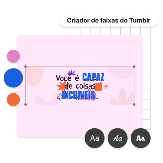 Personalize a sua faixa do Tumblr