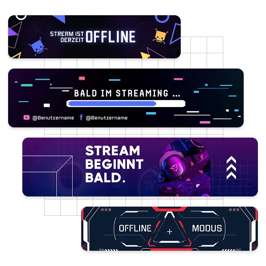 Beispiele für Twitch-Banner