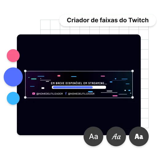 Personalize o seu banner do Twitch