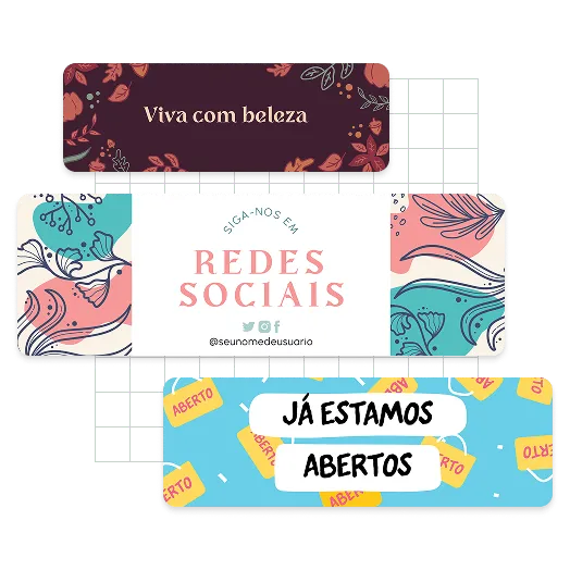 Exemplos de cabeçalho para Twitter