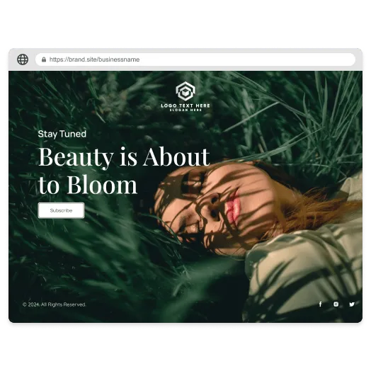 Publish & launch your website instantly