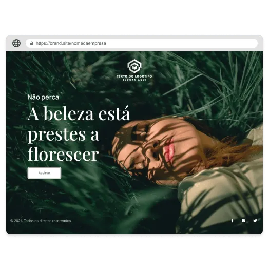 Publique e lance já o seu site