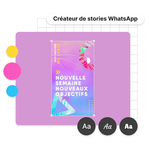Personnalisez votre story WhatsApp