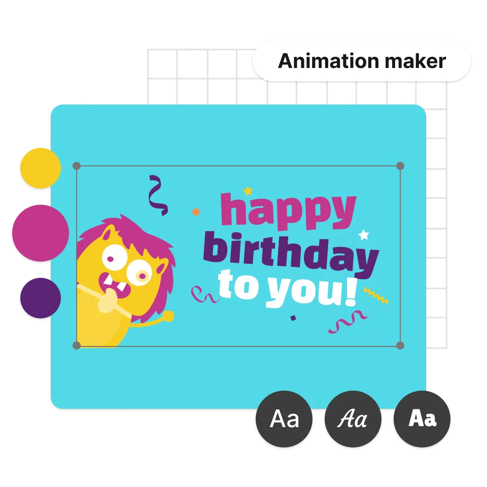 Customise your animation