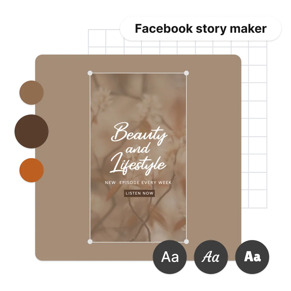 Customize your Facebook story