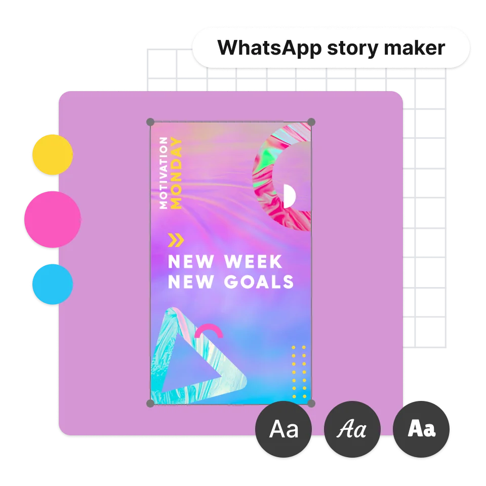 Customize your WhatsApp story