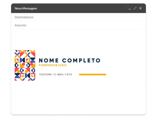 Assinaturas de e-mail