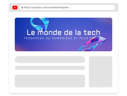 Bannières YouTube