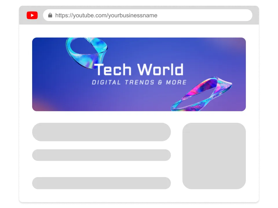 YouTube Banners Design
