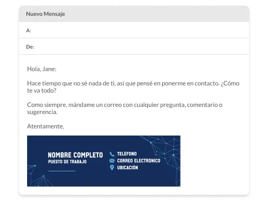 Firmas de correo electrónico