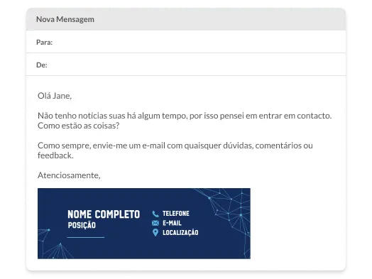 Assinaturas de email