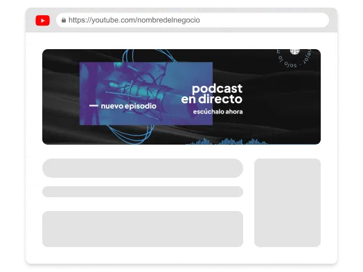 Banners de YouTube
