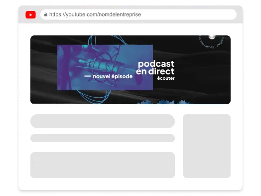 Bannières YouTube
