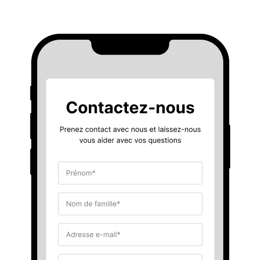 Formulaires de contact personnalisés