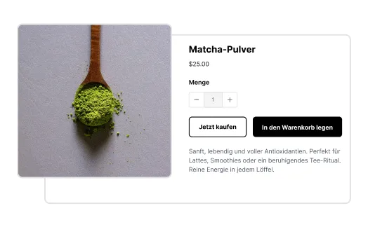 Online-Shop-Funktionalität