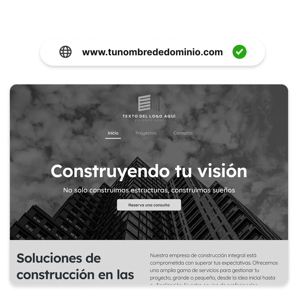Diseño de sitios web con nombres de dominio