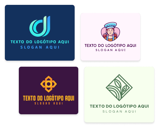 Exemplos de logótipos do Criador de logótipos