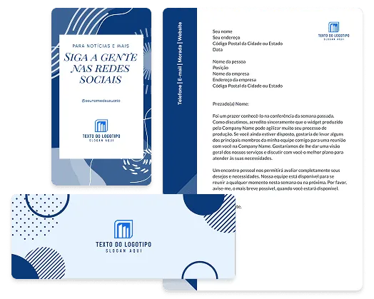 ferramentas de logotipo e cartão de visita