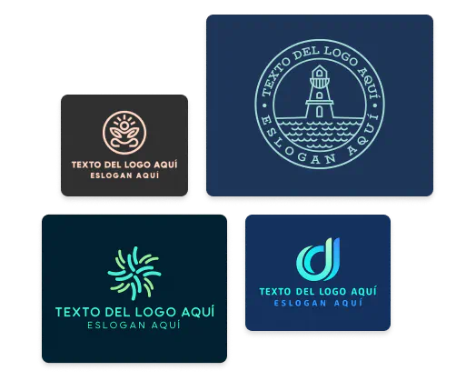Ejemplos del generador de logos con IA de BrandCrowd