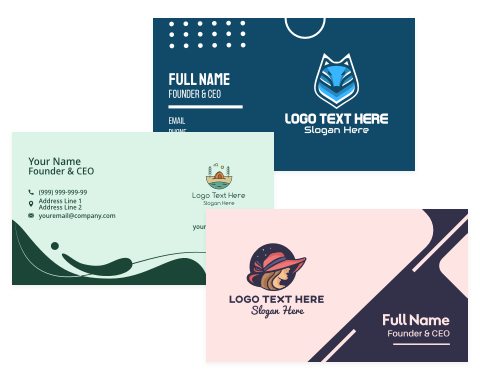 Business card examples