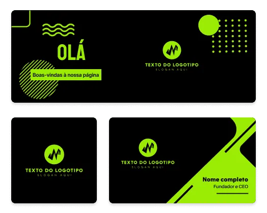 ferramentas de logotipo e cartão de visita