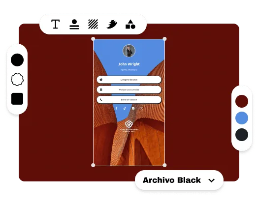 Personalize seu cartão de visita digital