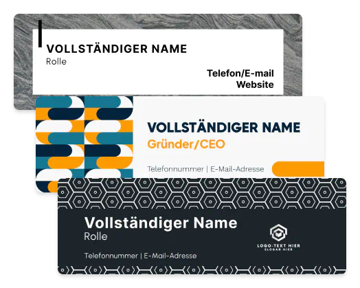 Beispiele für E-Mail-Signaturen