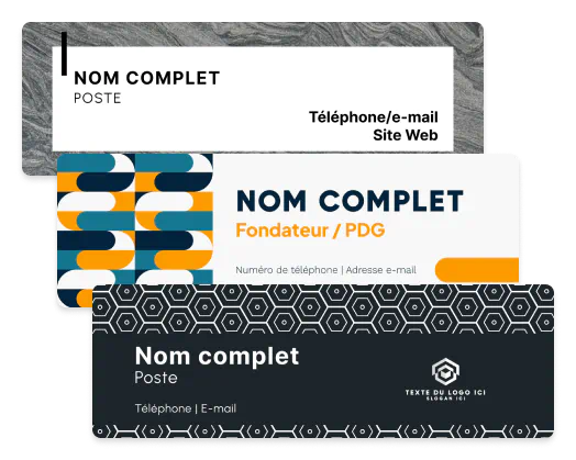 Exemples de signatures d’e-mail