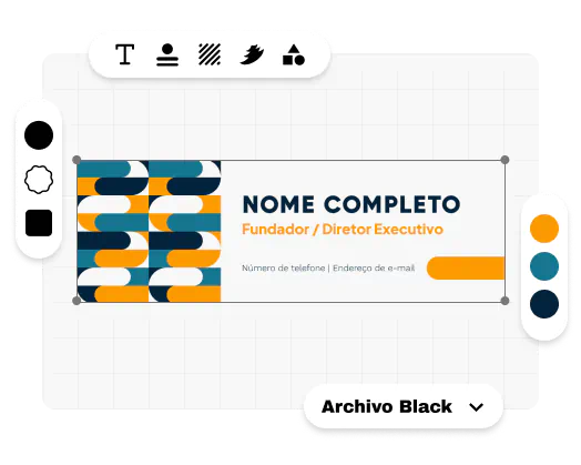 Personalize a sua assinatura de e-mail