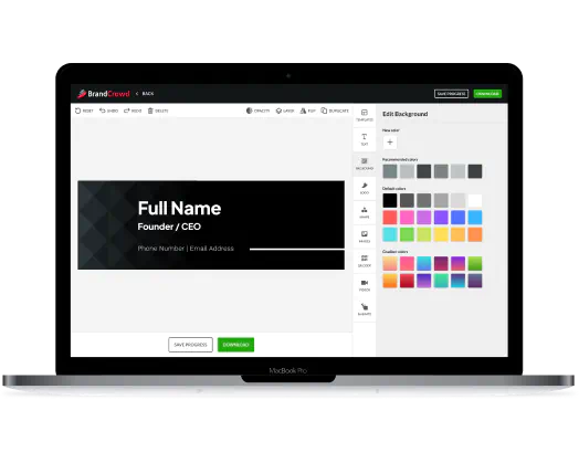 Email Signature editor