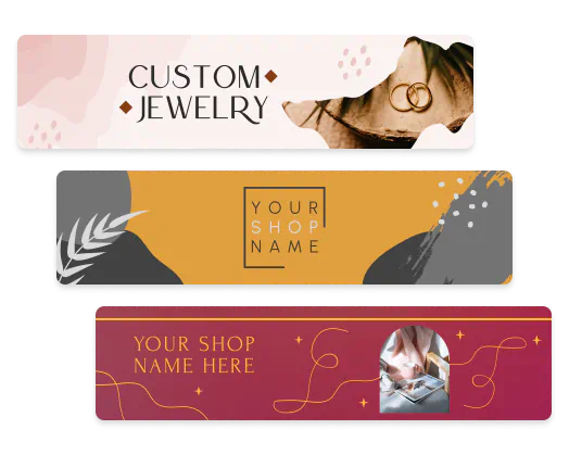 Etsy banner examples