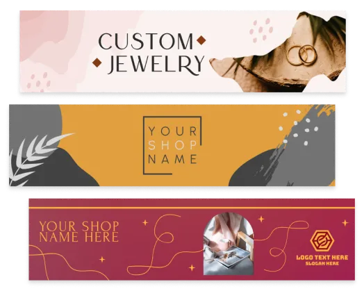 Etsy Banner examples