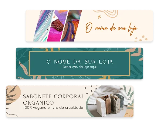 Banners do Etsy personalizados