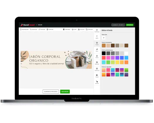 Editor de banners de Etsy