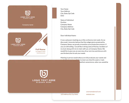 logo and business card tools