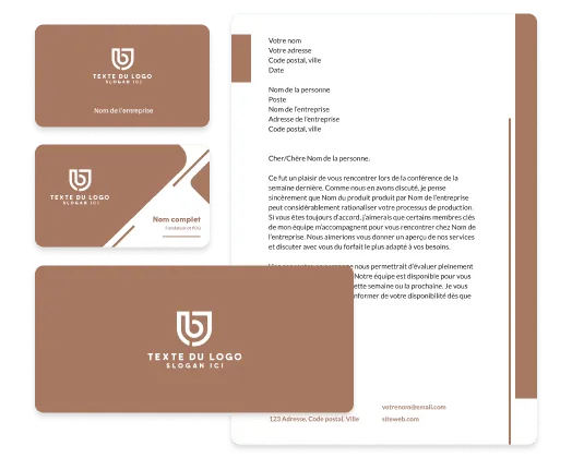 outils de création de logos et de cartes professionnelles
