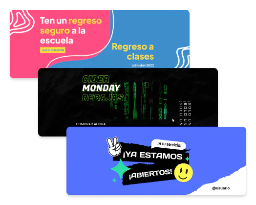 Ejemplos de portadas de Facebook