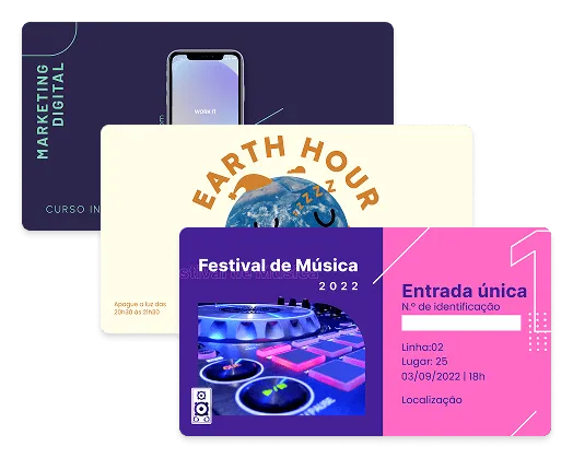 Exemplos de capa de evento para Facebook