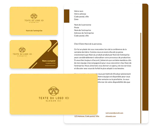 outils de création de logos et de cartes de visite